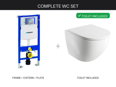 Complete WC set – toilet included