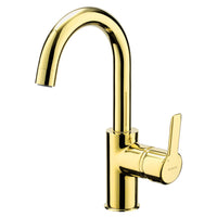 Arnika U-Spout Washbasin Mixer - Gold - Deante
