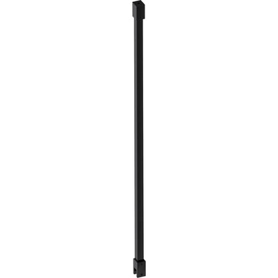 Deante Prizma 80cm ceiling support rod in black (nero) for walk-in shower screens