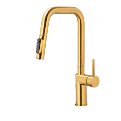 KFA DUERO PURE STYLE filtering kitchen tap in brushed gold