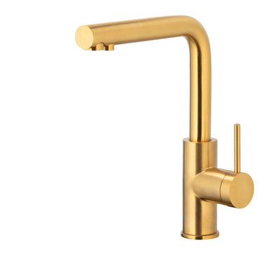 KFA DUERO PURE BASIC filtering kitchen tap in brushed gold