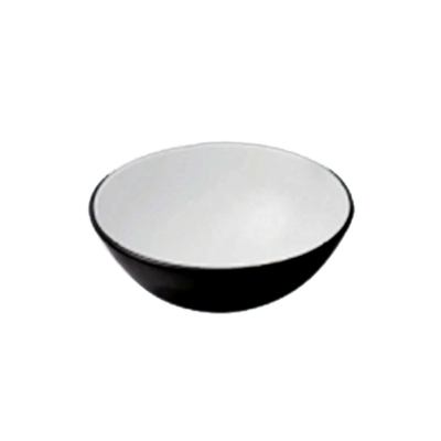Twilight Countertop Basin - Black/White - Glacier Ceramic