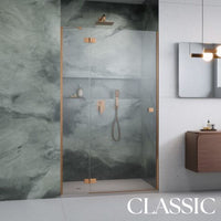 Radaway Essenza Pro DWJ Shower Door - Brushed Copper