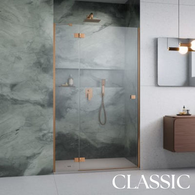 Radaway Essenza Pro DWJ Shower Door - Brushed Copper