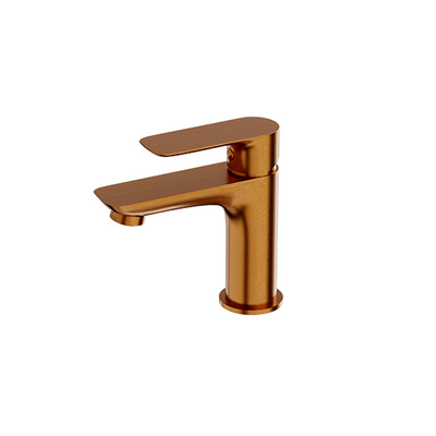 Spark Basin Mixer Tap — Brushed Copper
