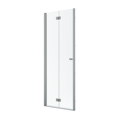 Radaway NES DWB Pivot Shower Door – 6mm Glass, Brushed Nickel - 700mm Left - Radaway