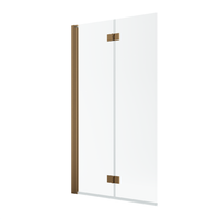 NES PND I Bath Screen - Brushed Copper - 1000mm Left - Radaway