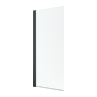 Radaway NES PNJ I Shower Enclosure – Brushed Gunmetal, 6mm Glass - 500mm Left - Radaway