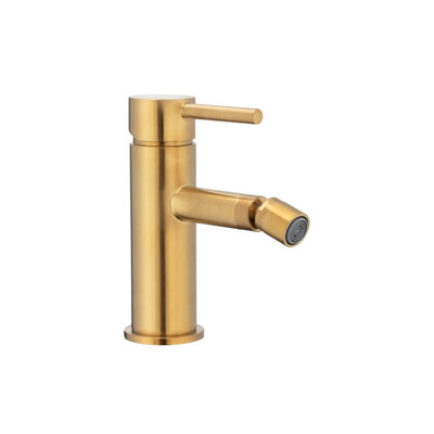 Moza Standing Bidet Mixer — Brushed Gold