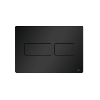 TECEsolid metal toilet flush plate - Matt Black - black-matt - Bathroom Store Ireland