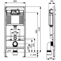 Tece TECEbase - concealed toilet frame with Base cistern - Bathroom Store Ireland