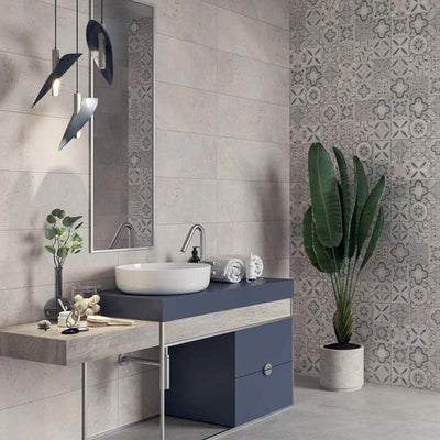 Freedom Grys Ceramic Tile on the Wall