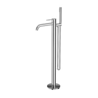 Orion Floor-Standing Bath Mixer Tap with Hand Shower - black - Bathroom Store Ireland