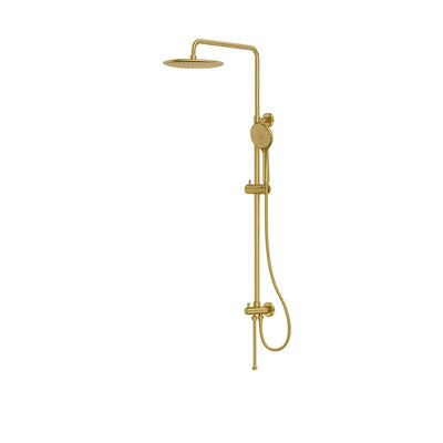 Orion Wall-Mounted Shower System — Brushed Gold