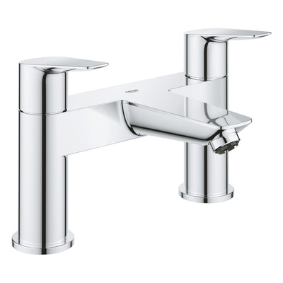 GROHE BauEdge Two-Handle Bath Filler - Chrome