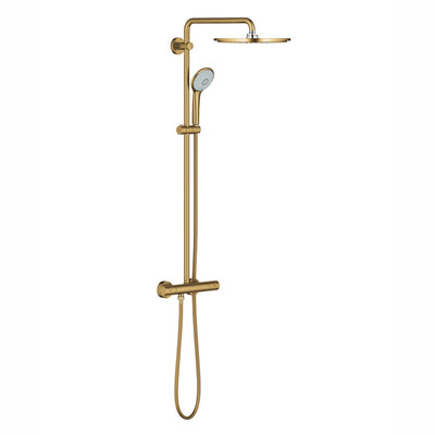 GROHE Euphoria System 310 shower system in brushed gold