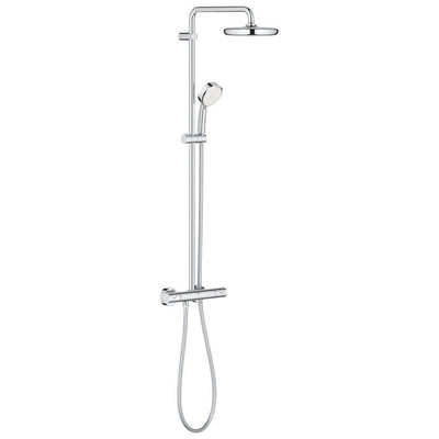 GROHE Tempesta Cosmopolitan System 210 Thermostatic Shower System - Chrome