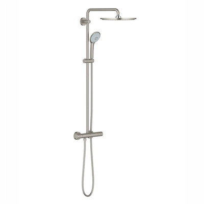 GROHE Euphoria System 310 thermostatic shower system in SuperSteel