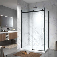 Gulietta Accent Black Sliding Shower Enclosure