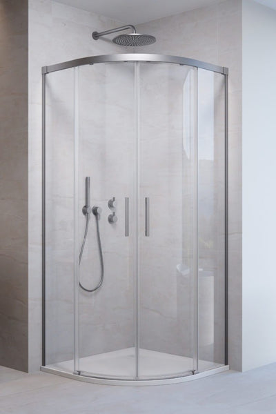 Radaway Idea PDD Brushed Nickel shower enclosure