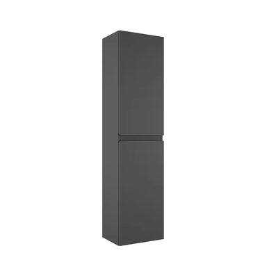 Incline Ash wall hung tall boy storage cabinet