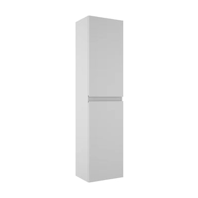 Incline Grey wall hung tall boy storage cabinet