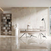 Invisible White Polished Glazed Porcelain Tiles in Office