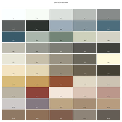 Kerakoll Fugalite Color - 50 colours available chart