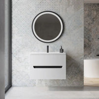 Know White & Black Vanity Unit and Kansas Basin