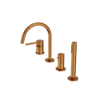 Orion 4-Hole Bath Mixer Tap Set - chrome - Bathroom Store Ireland
