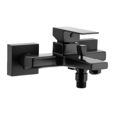 KFA Logon wall-mounted bath mixer in matt black