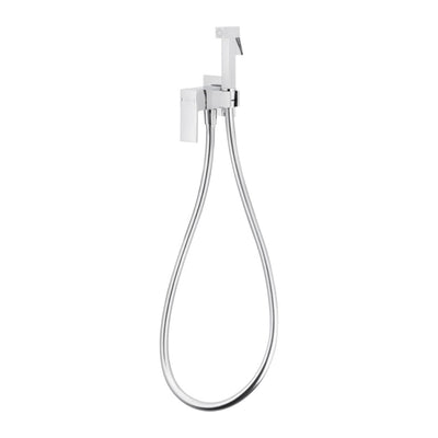 KFA Logon concealed bidet mixer with spray handset in chrome