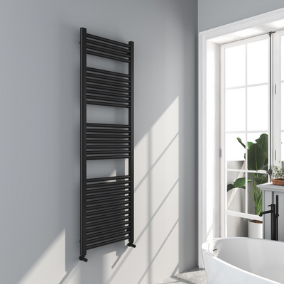 Omata Premium Ladder Towel Rail - Brushed Brass 1200x500mm - Bathroom Store Ireland