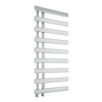 Milton Designer Offset Towel Radiator – Brushed Brass or Chrome - brushed-gold 1564x500mm - Bathroom Store Ireland