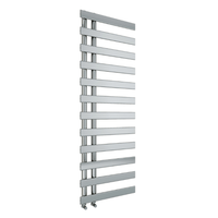 Milton Designer Offset Towel Radiator – Brushed Brass or Chrome - brushed-gold 1156x500mm - Bathroom Store Ireland