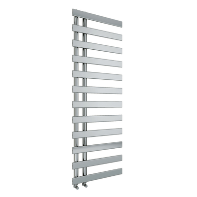 Milton Designer Offset Towel Radiator – Brushed Brass or Chrome - brushed-gold 1156x500mm - Bathroom Store Ireland