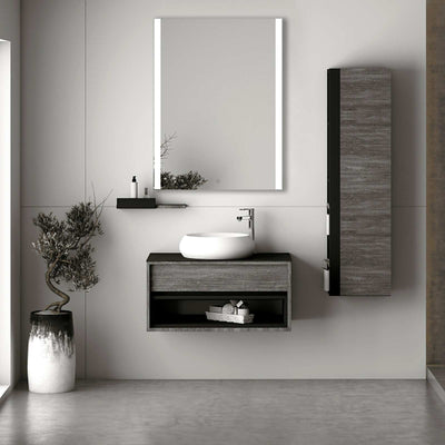 Syleni 80x60cm Rectangular LED Bathroom Mirror