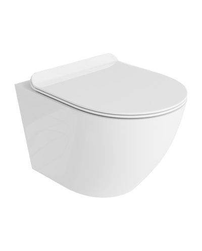 Sofi free-standing back to wall toilet bowl in white glossy ceramic