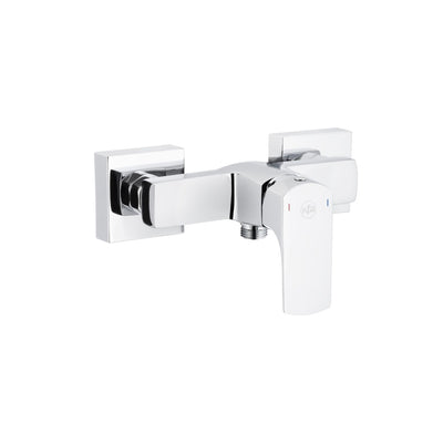 KFA Mokait wall-mounted shower mixer in chrome