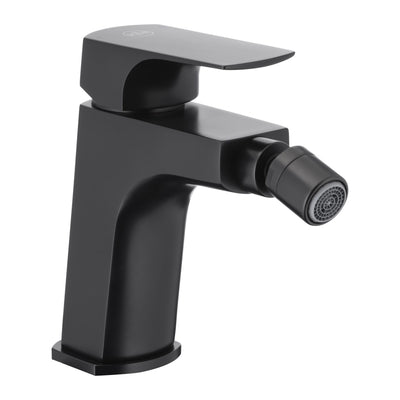 KFA Mokait standing bidet mixer in matt black