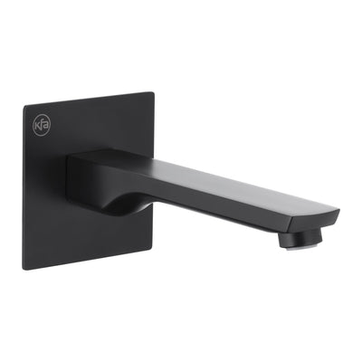 KFA Mokait concealed bath spout in matt black