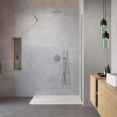 Modo Brushed Nickel Wetroom Screen