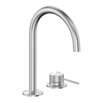 KFA MOZA 316L stainless steel 2-hole countertop basin mixer