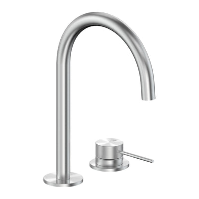 KFA MOZA 316L stainless steel 2-hole countertop basin mixer