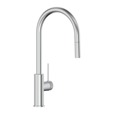 KFA MOZA 316L inox pull-out kitchen mixer tap