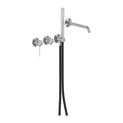 KFA MOZA 316L inox concealed bath set