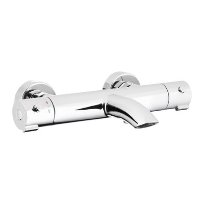KFA Moza wall-mounted thermostatic bath mixer in chrome