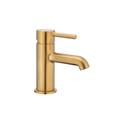 Moza Basin Mixer Tap — Brushed Gold