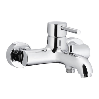 KFA Moza wall-mounted bath mixer in chrome