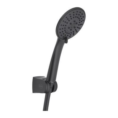 KFA Moza point-fixed shower set in matt black